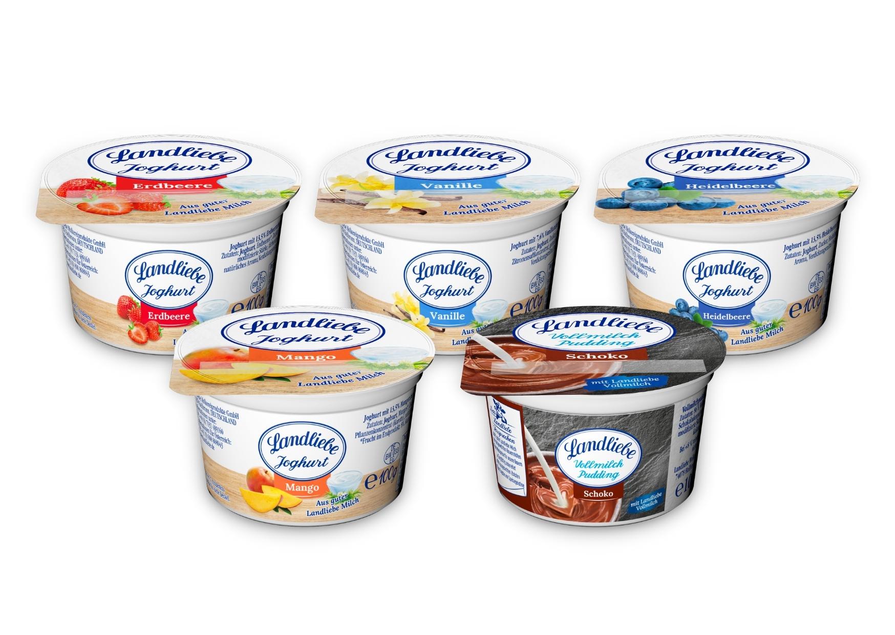 Neu und für im | 100-Gramm-Becher FrieslandCampina den Joghurt Landliebe Foodservice: Germany und Pudding exklusiv